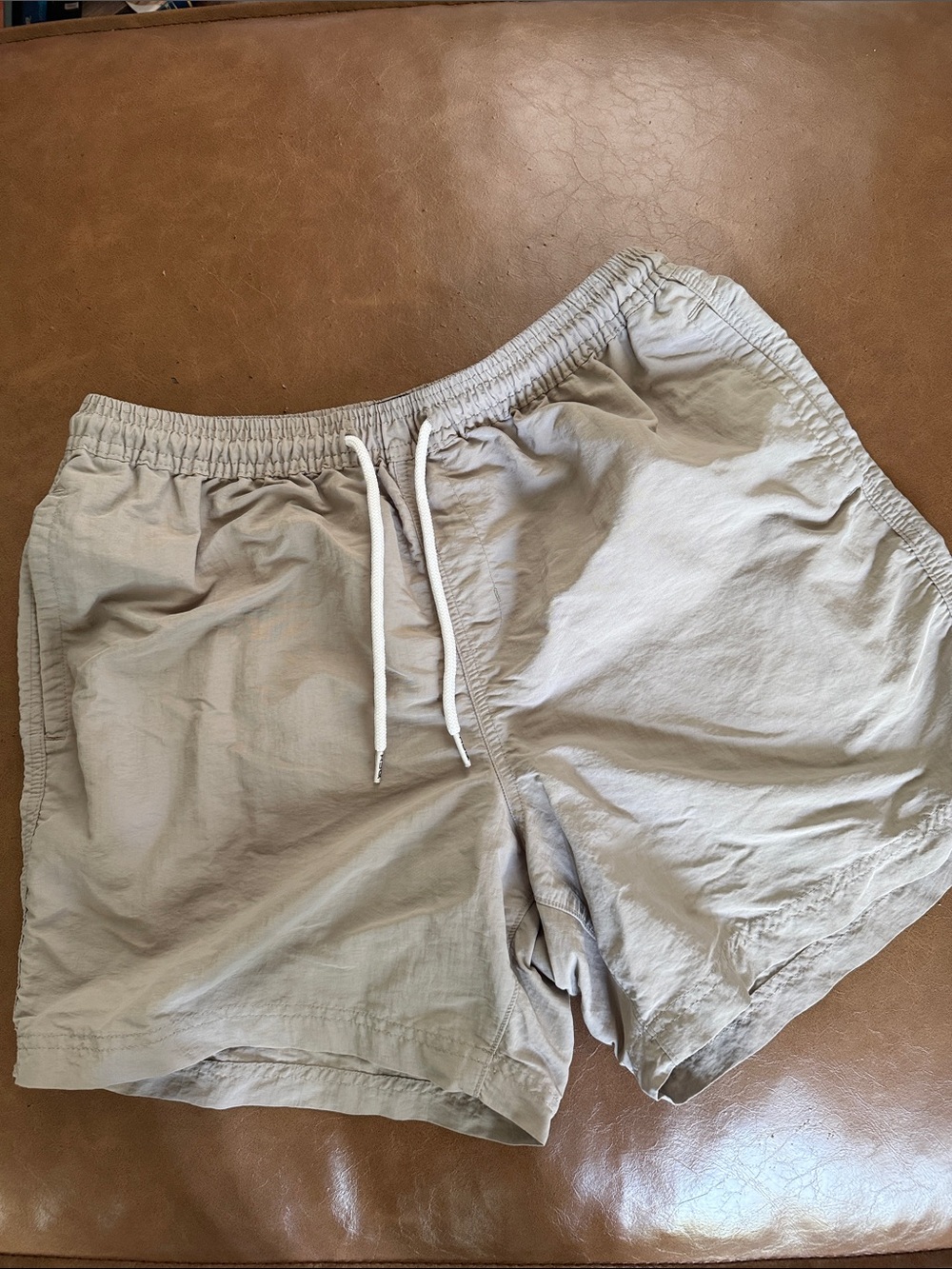 RSQ Men's Drawstring Shorts in Light Khaki